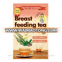 lactation & healthy benefit of non caffeine & non calorie rooibos flavor herbal tea for lactating mother , OEM available